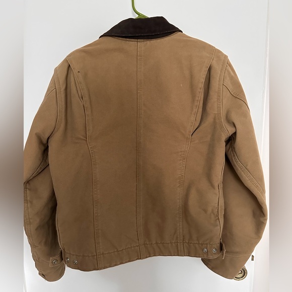 Vintage Carhartt Detroit Jacket Womens Medium Carhartt Brown W J097 - Picture 3 of 8